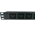 IEC C19 PDU 6 maneras de enchufe con disyuntor